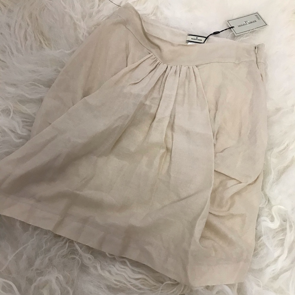 BY MALENE BIRGER Beyana draped cotton-crepe skirt - Picture 3 of 6